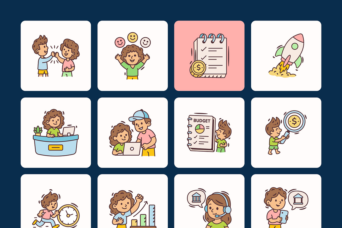 300 Business Flat Icons, an Emoji Icon by Prosymbols (Photo 15 of 15)