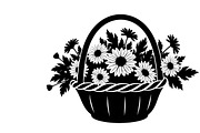 Charming flower basket wall art, an Illustration by Amazin_art (Thumbnail 11 of 32)