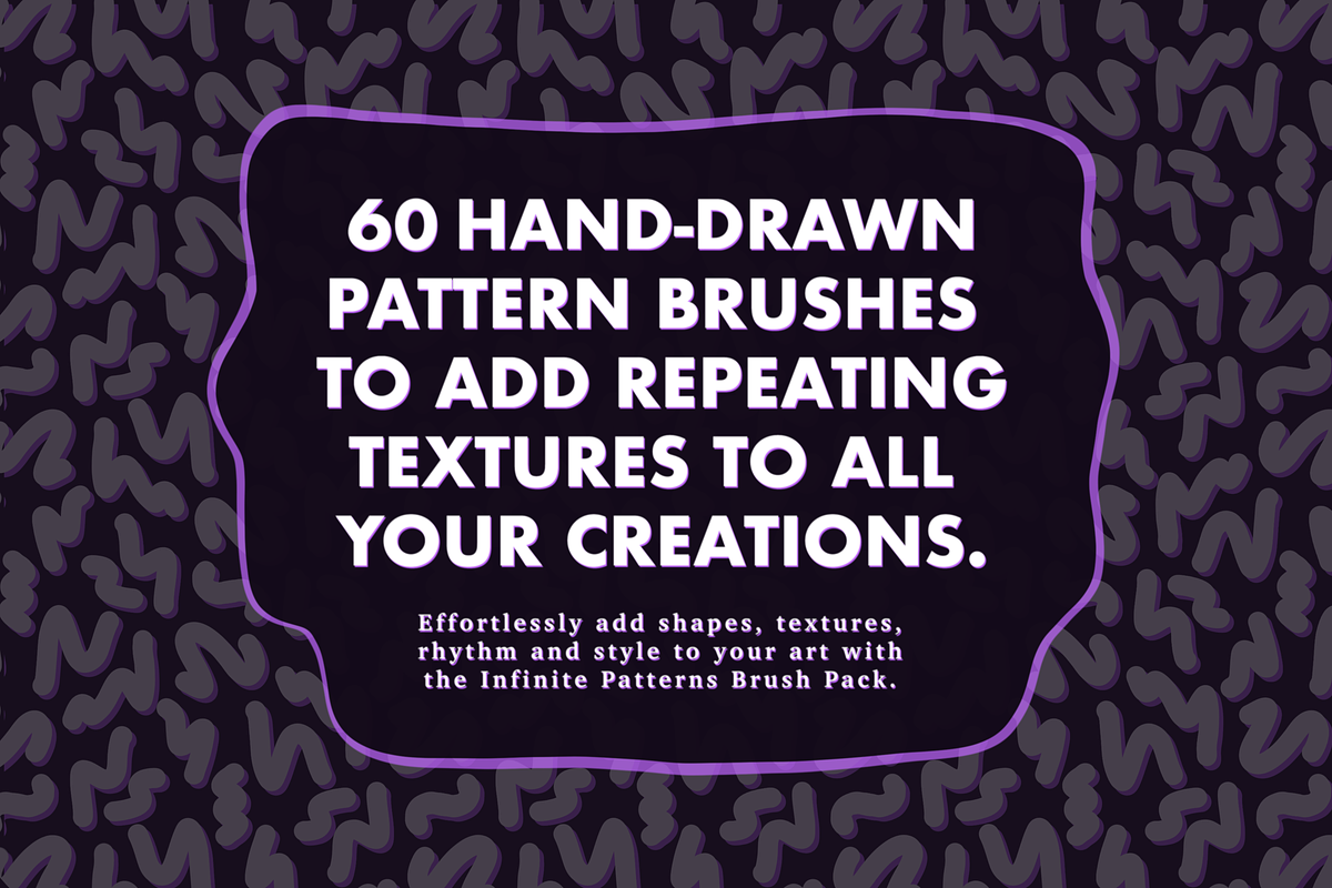 INFINITE PATTERNS Procreate Brushes preview 2