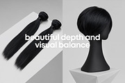 Black Hair Wig Stock Photos, a Beauty & Fashion Photo by Selenique Studio (Thumbnail 4 of 11)