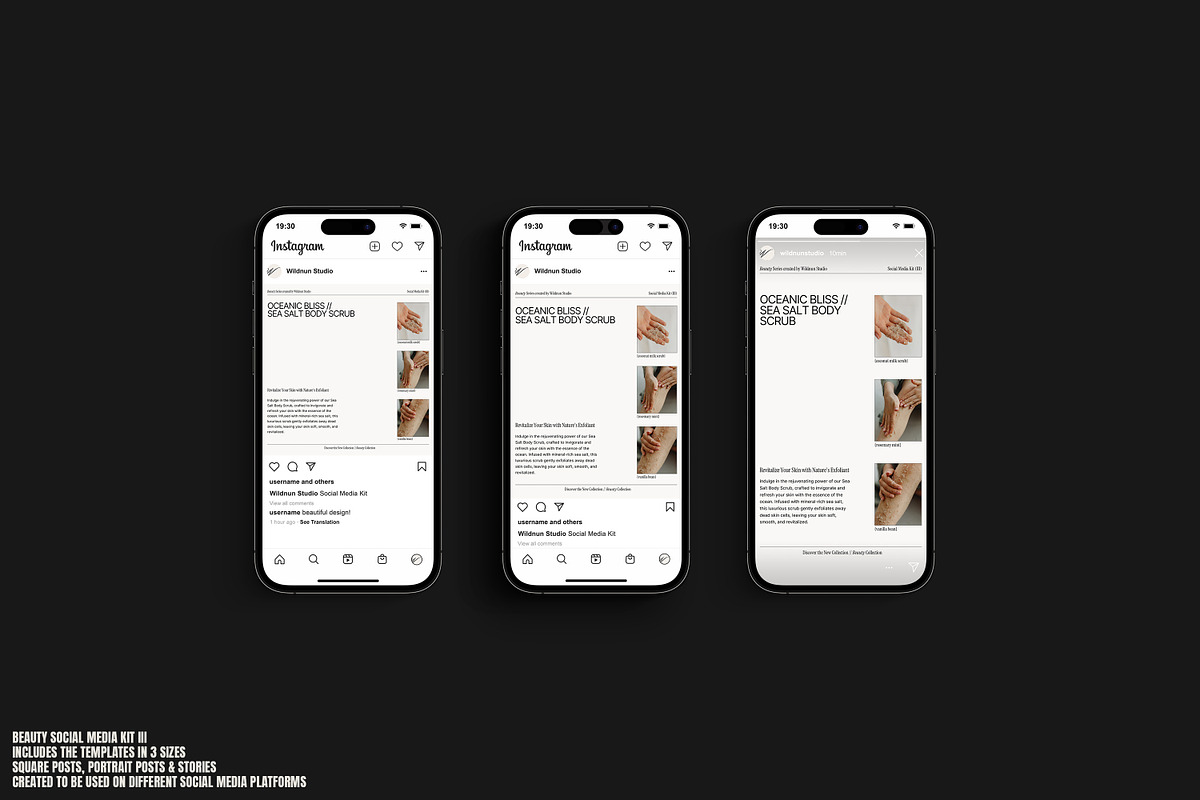 Beauty - Social Media Kit (III), a Social Media Template by Wildnun Studio (Photo 4 of 19)