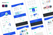 BusinessPRO | PSD & XD mobile first, a Landing Page Template by Milo Studio (Thumbnail 2 of 10)
