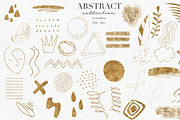 Gold Abstract Design Elements PNG, a Decorative Illustration by LuiDesignStudio (Thumbnail 2 of 5)