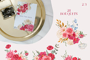 Viva Magenta Floral Watercolor 2023, a Decorative Illustration by Catch the Dream Art (Thumbnail 4 of 24)