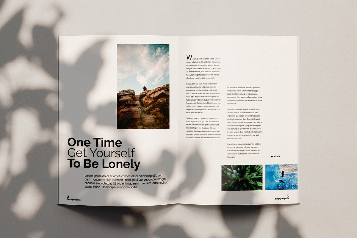 Simpfly Magazine, a Magazine Template by Bokuto (Photo 2 of 8)