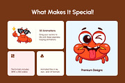 55 Animated Crab Vectors, an Emoji Icon by Brickclay (Thumbnail 2 of 4)