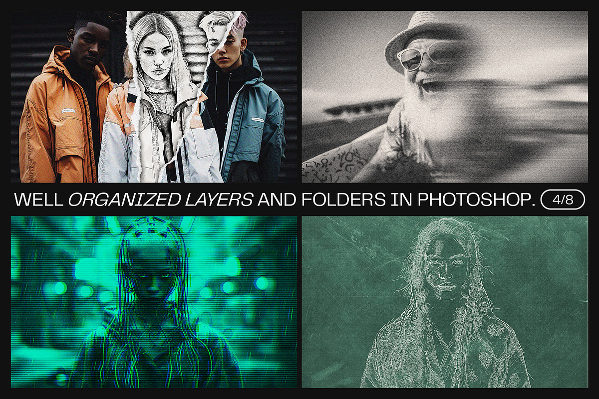 12 Photo Effect Templates, a Layer Style Add-On by iDoodle Studio (Photo 4 of 6)