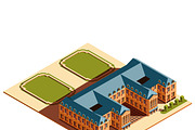 Isometric set of French landmarks, an Illustration by Mikita.Kavalenkau (Thumbnail 5 of 6)
