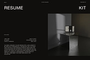BLEU I Resume Kit, a Presentation Template by Studio Brand (Thumbnail 2 of 10)