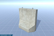 16 Concrete Barriers - Big Pack, an Environmental 3D Model by 3DCaster (Thumbnail 18 of 34)