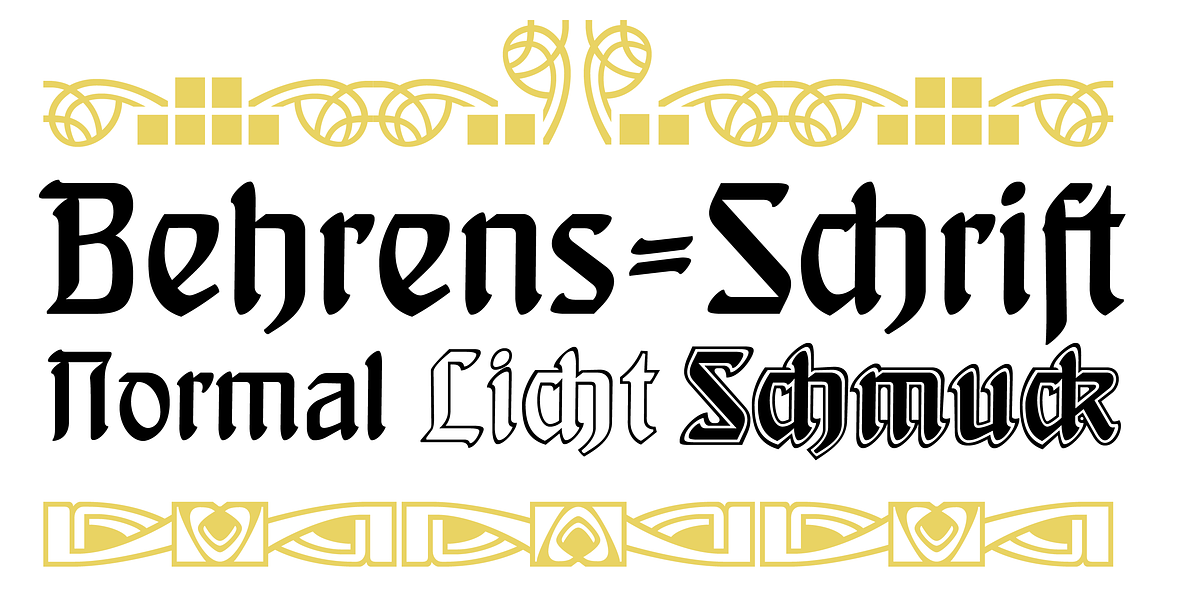 Behrens Schrift, a Blackletter Font by ingoFonts (Photo 1 of 8)