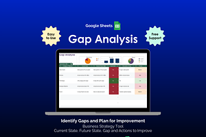 Gap Analysis - Google Sheets, an App Template by Ardent Workshop