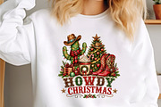 Western Howdy Christmas PNG, a Seasonal Illustration by designcity5 (Thumbnail 2 of 4)