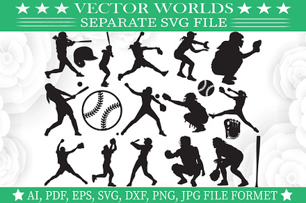 Softball Svg, Soft, Ball, Bat Svg, an Object Graphic by VectorWorlds