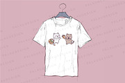 Cute Kawaii Cat Autumn Character, a Seasonal Illustration by Palau (Thumbnail 2 of 12)
