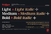 Wolfgar - Serif Font Family, a Serif Font by Artistic & Unique (Thumbnail 3 of 15)