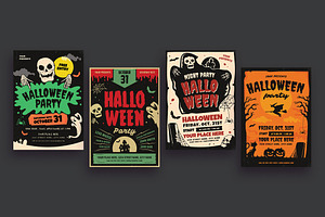 20 Halloween Flyer Bundle