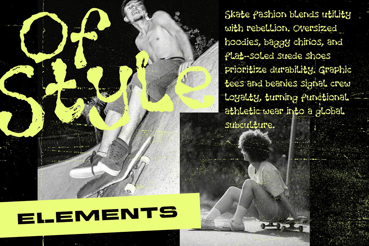 No Bones - A Textured Grunge Font, a Handwritten Font by Wingsart Studio (Photo 9 of 12)