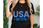 American 4th July Bundle Png Svg, an Object Graphic by EllaMaiyaali (Thumbnail 4 of 9)