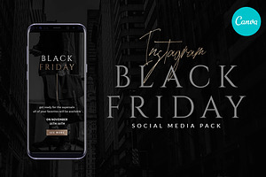 CANVA Black Friday Instagram Pack