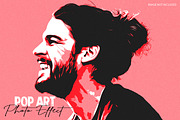 Pop Art Photo Effect, a Layer Style Add-On by dx_vect (Thumbnail 1 of 3)