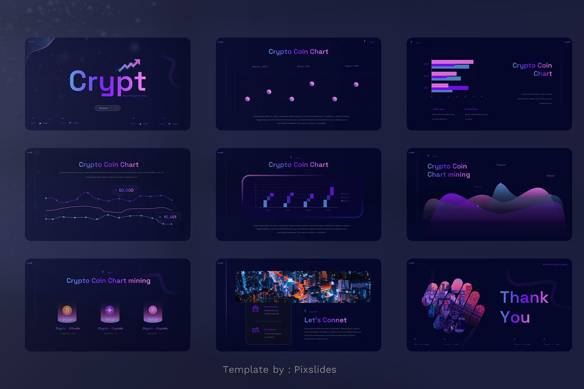 Cryptocurrency & Bitcoin Keynote, a Presentation Template by Pixslides (Photo 7 of 7)