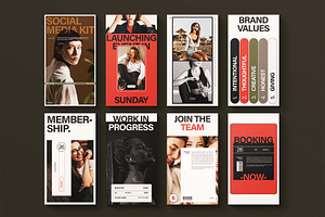 Social Media Kit Stories Template, a Social Media Template by E-Type