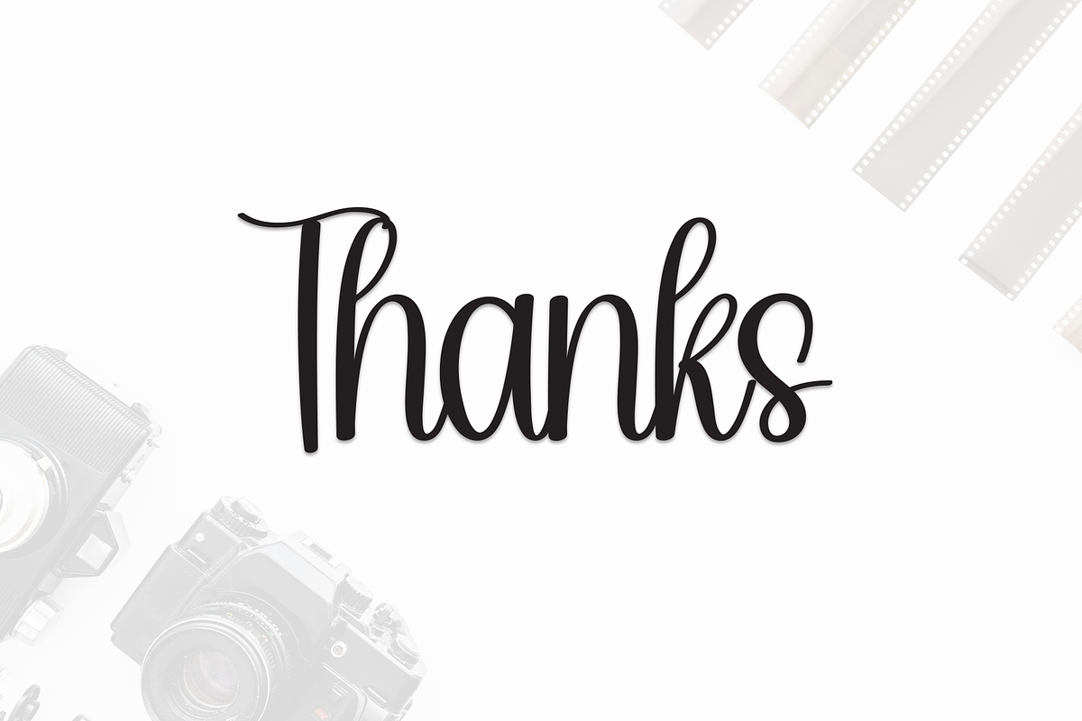 Photography | Script Font, a Handwritten Font by Scratchones (Photo 8 of 8)