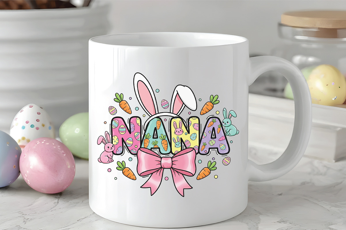 Coquette Easter Mama PNG, an Illustration by CraftArtStudio (Photo 3 of 4)