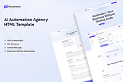 Nocomation, Technology HTML Template, a HTML Template by TNCFlow (Thumbnail 1 of 5)