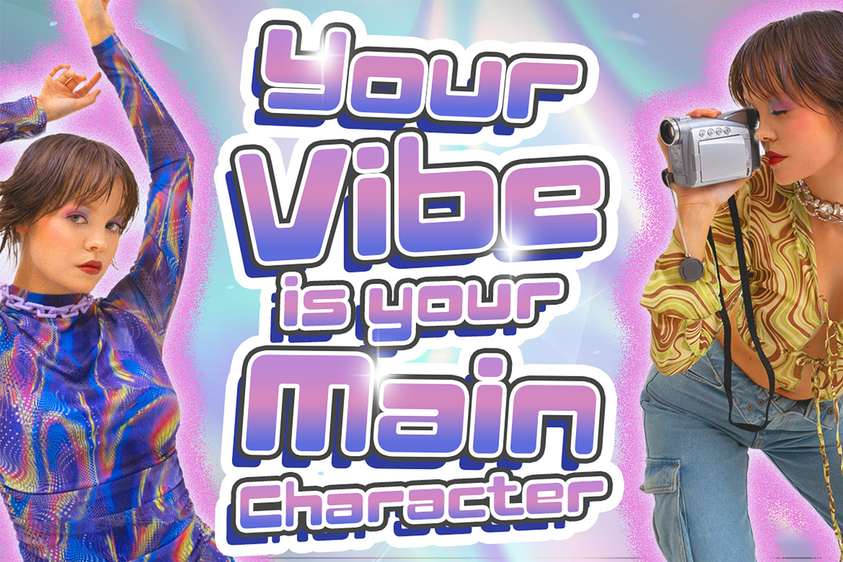 Pikabu - Y2k Vibes Display Font, a Sans Serif Font by Pekotype (Photo 5 of 15)