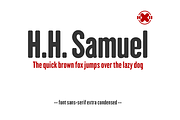 H.H. Samuel -2 fonts-, a Sans Serif Font by deFharo (Thumbnail 3 of 6)