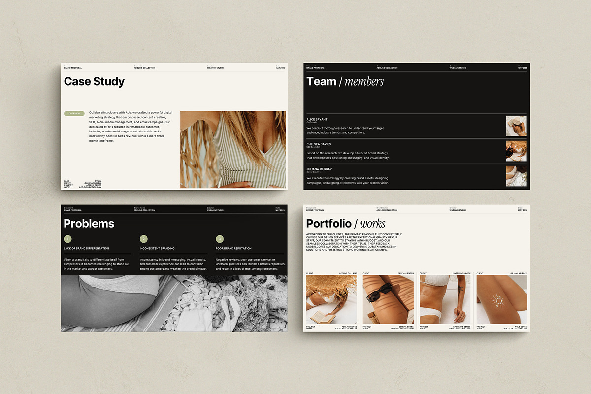 ADE / 3in1 Branding Pack, a Presentation Template by Wildnun Studio (Photo 5 of 43)