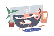 People do bathroom hygiene routine, a Person Illustration by Good Studio (Thumbnail 6 of 13)
