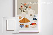 White frame mockup close up, an Advertising Mockup by Artjafara (Thumbnail 2 of 4)