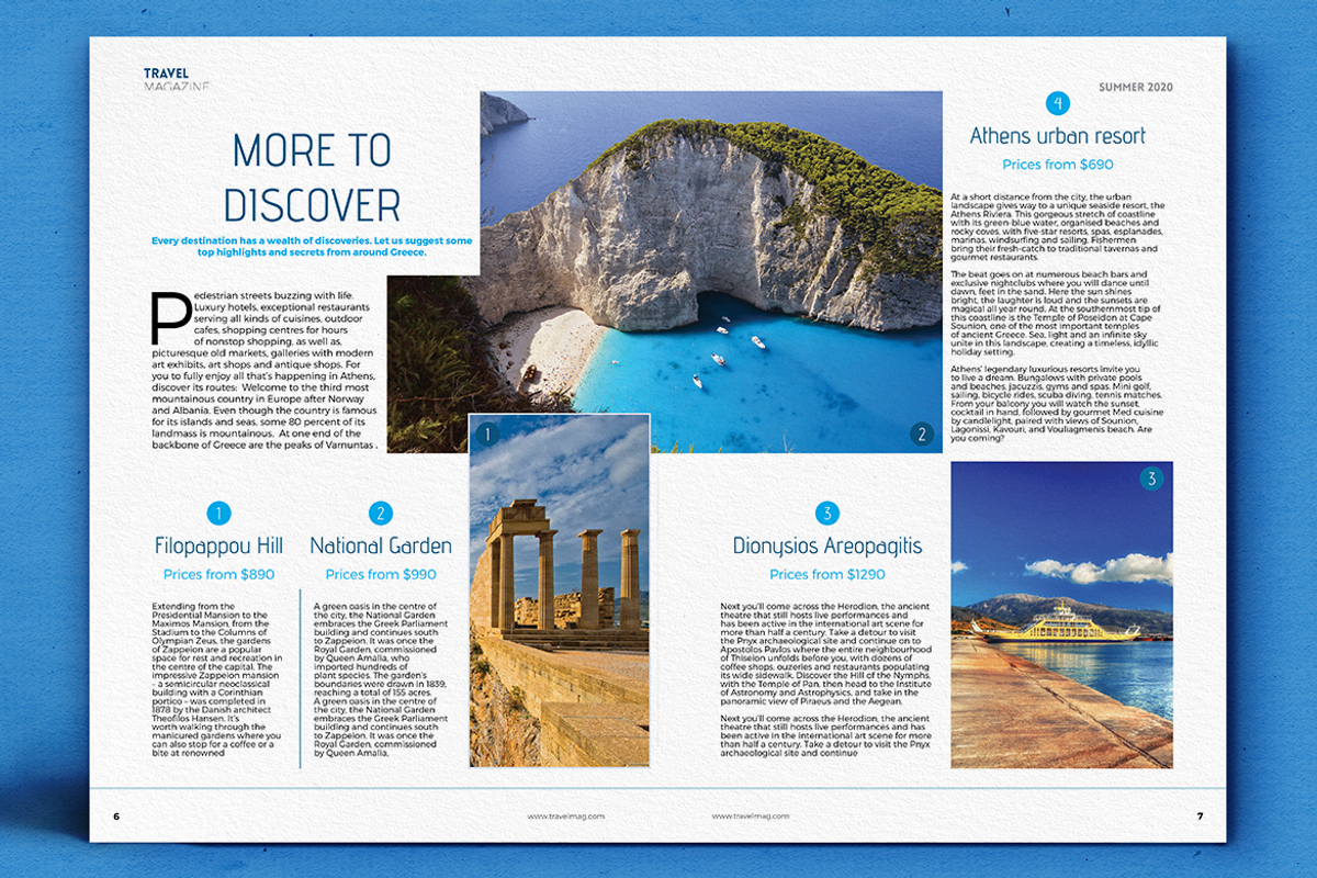 Travel Magazine, a Magazine Template by Boris Cupac (Photo 4 of 16)