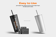 Tumbler Mockup Set, a Cups & Container Mockup by ForgeDesign (Thumbnail 2 of 6)