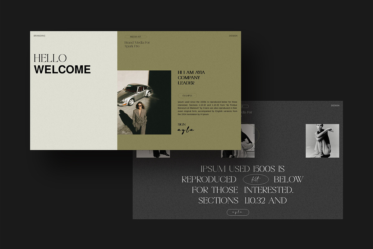 Media Kit Presentation Template preview 3