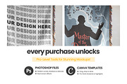 Woven Blanket Mockup | Hang on Wall, an Apparel Mockup by Mockups Studio (Thumbnail 5 of 9)