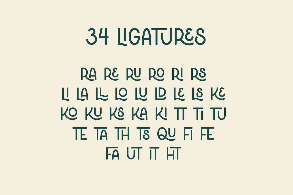 Kindred Handlettered Typeface, a Sans Serif Font by Rachel Kick (Photo 8 of 9)