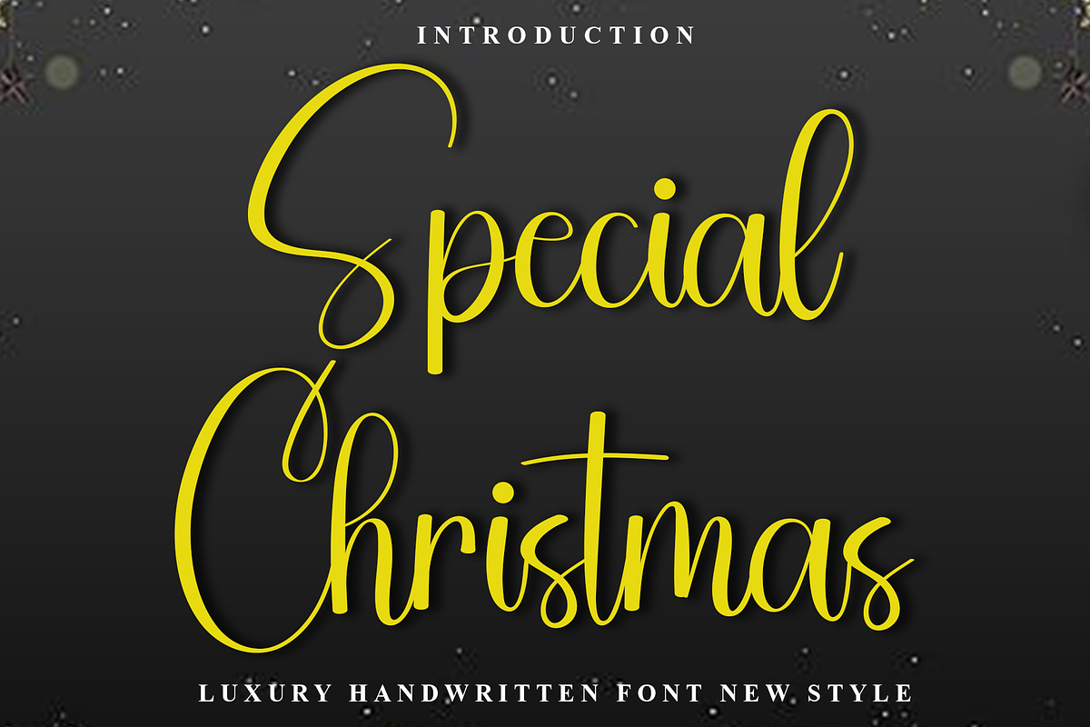 Special Christmas, a Handwritten Font by FreshTypeINK (Photo 1 of 8)