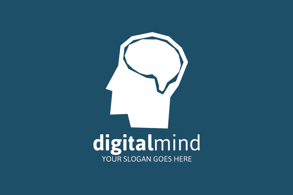 Digital Mind Logo, a Branding & Logo Template by MLJ studios