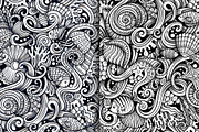 Underwater Graphics Patterns, a Decorative Illustration by BALABOLKA (Thumbnail 4 of 6)