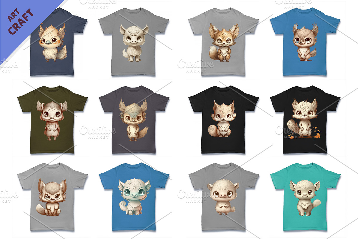 Big Bundle T-Shirt-designs., an Animal Illustration by KENO Mascots (Photo 2 of 4)
