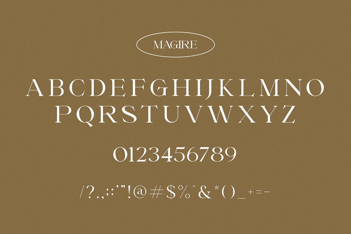 Magire Elegant Serif Font Typeface, a Serif Font by Perfectype (Photo 6 of 6)