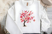 Pink Spring Clipart, an Illustration by DreamCafeArt (Thumbnail 4 of 5)