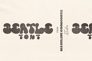 Beatle Hand Drawn Retro Font
