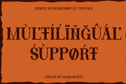 Desert Western - Western Display Fon, a Serif Font by MaikoHatta (Thumbnail 5 of 7)