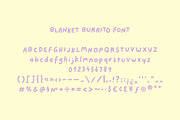 Blanket Burrito — Handwritten Font, a Handwritten Font by Font Buyers Anonymous (Thumbnail 18 of 21)