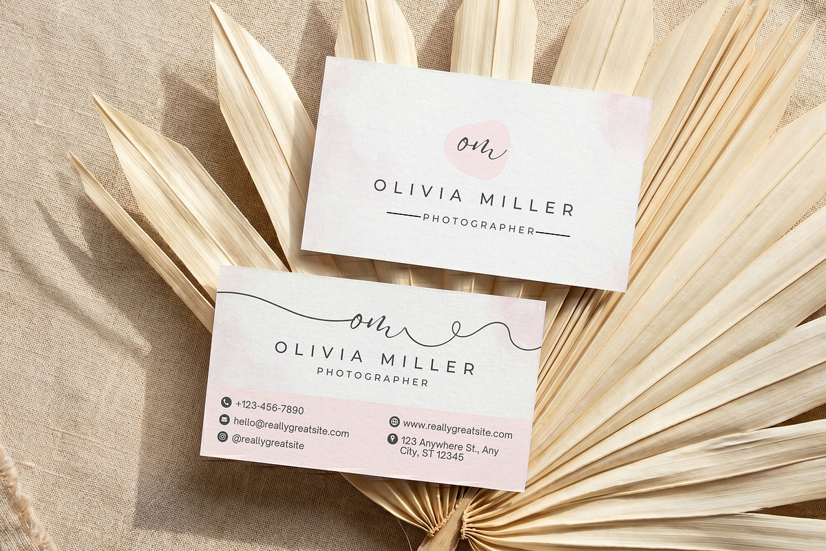 Photographer Business Card Canva, a Business Card Template by Arslan (Photo 2 of 6)